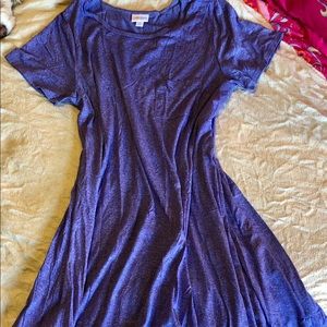 Heathered Lavender Lularoe Carly Dress